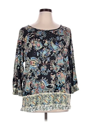 Gloria Vanderbilt 3/4 Sleeve Blouse (view 1)