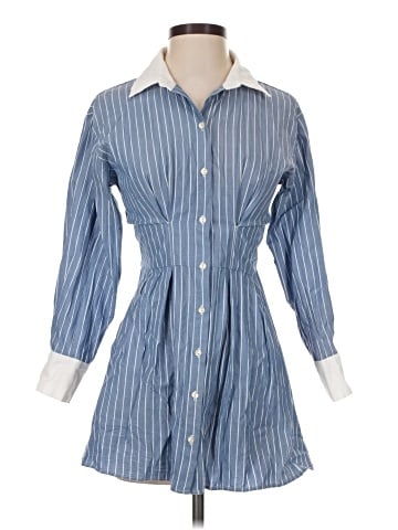 Abercrombie & Fitch Long Sleeve Button-Down Shirt (view 1)