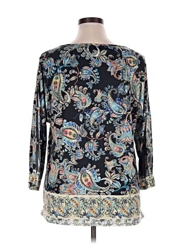 Gloria Vanderbilt 3/4 Sleeve Blouse (view 2)