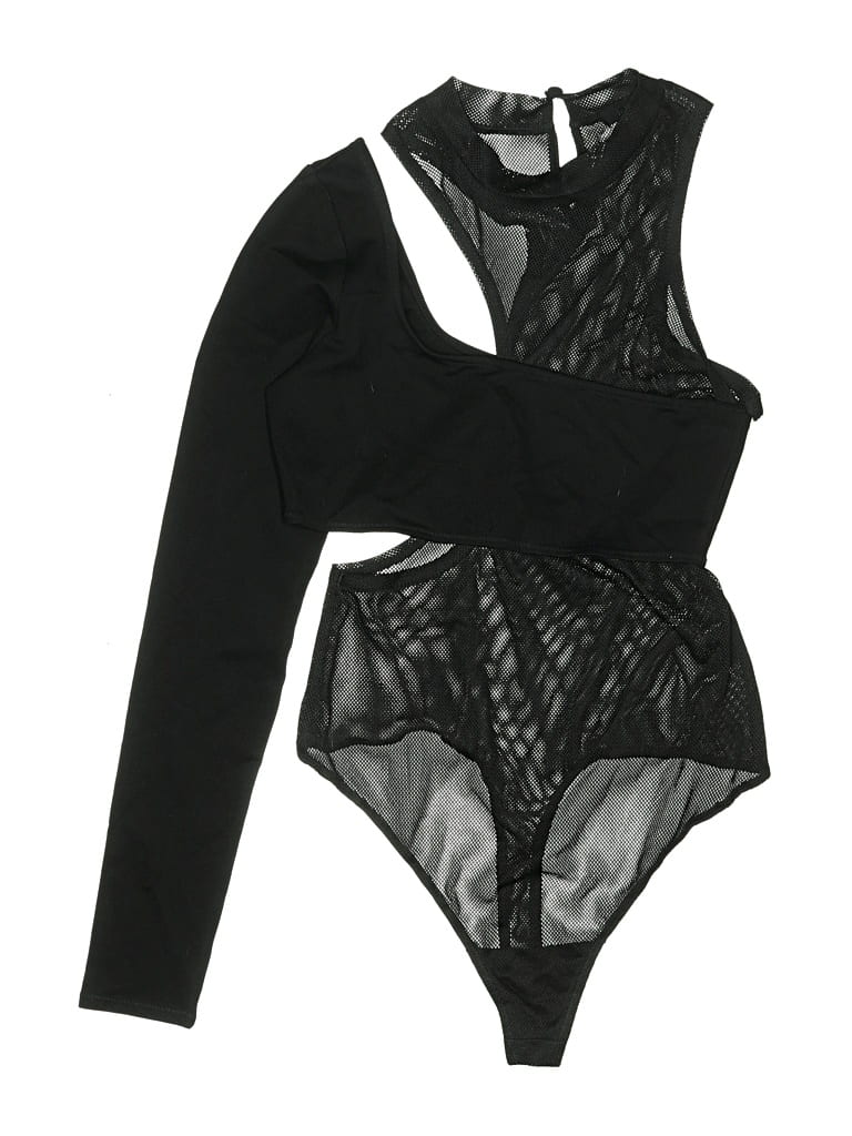 Pre-owned Assorted Brands Bodysuit In Black
