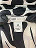 Cato 100% Polyester Print Black Casual Dress Size M - photo 7