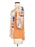 Cato 100% Rayon Orange 3/4 Sleeve Blouse Size S - photo 5