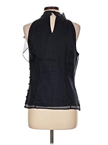 Milly Sleeveless Silk Top (view 2)