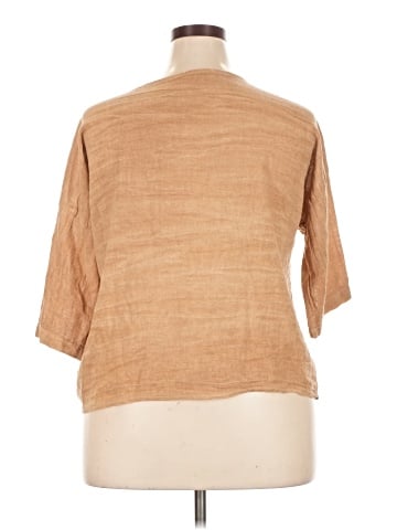 Three Hearts 3/4 Sleeve Button-Down Shirt (view 2)