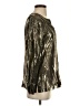 J.Crew Metallic Gold Long Sleeve Blouse Size 4 - photo 4