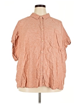 Terra & Sky 3/4 Sleeve Button-Down Shirt (view 1)