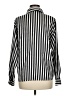 Rodier 100% Polyester Stripes Black Long Sleeve Blouse Size EU (FR) 40 / US 8 - photo 2
