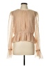 Steve Madden Tan Long Sleeve Blouse Size L - photo 1