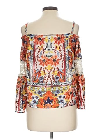 As U Wish 3/4 Sleeve Blouse (view 2)