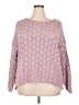 Pink Rose 100% Polyester Pink Pullover Sweater Size 2X - photo 1