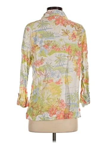Hot Cotton 3/4 Sleeve Blouse (view 2)