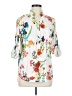floryday Floral White 3/4 Sleeve Blouse Size M - photo 1
