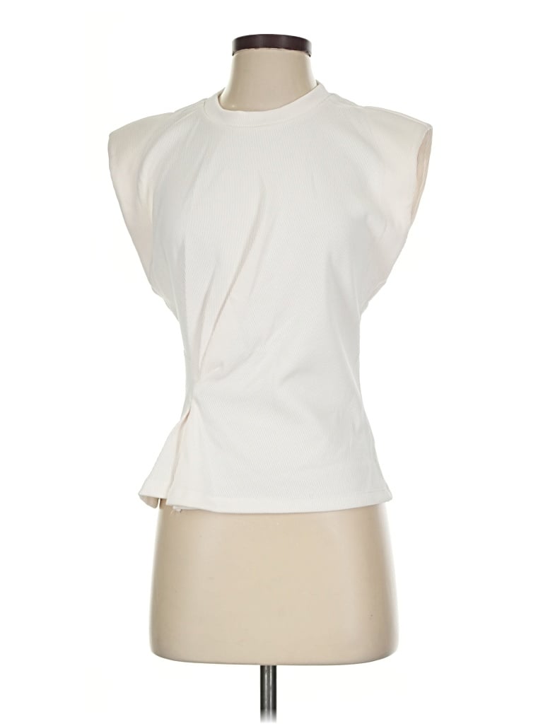 Pre-owned Astr Sleeveless Blouse In Ivory