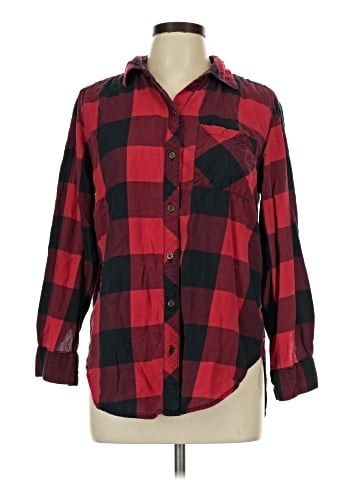 Faded Glory Long Sleeve Button-Down Shirt (view 1)