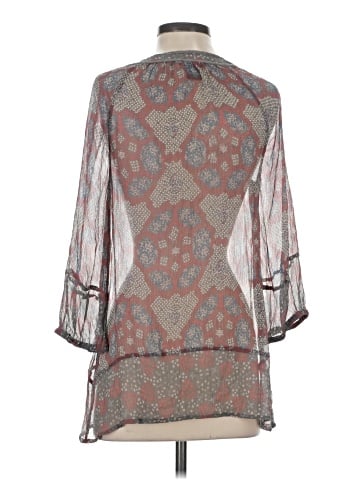 Ella Moss 3/4 Sleeve Silk Top (view 2)