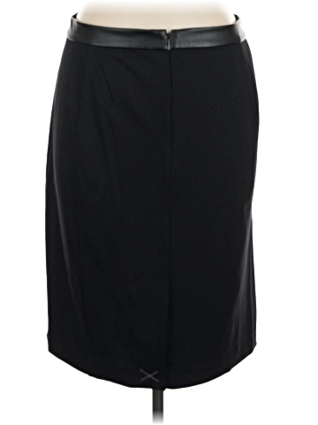 Ann Taylor Factory Faux Leather Skirt (view 2)