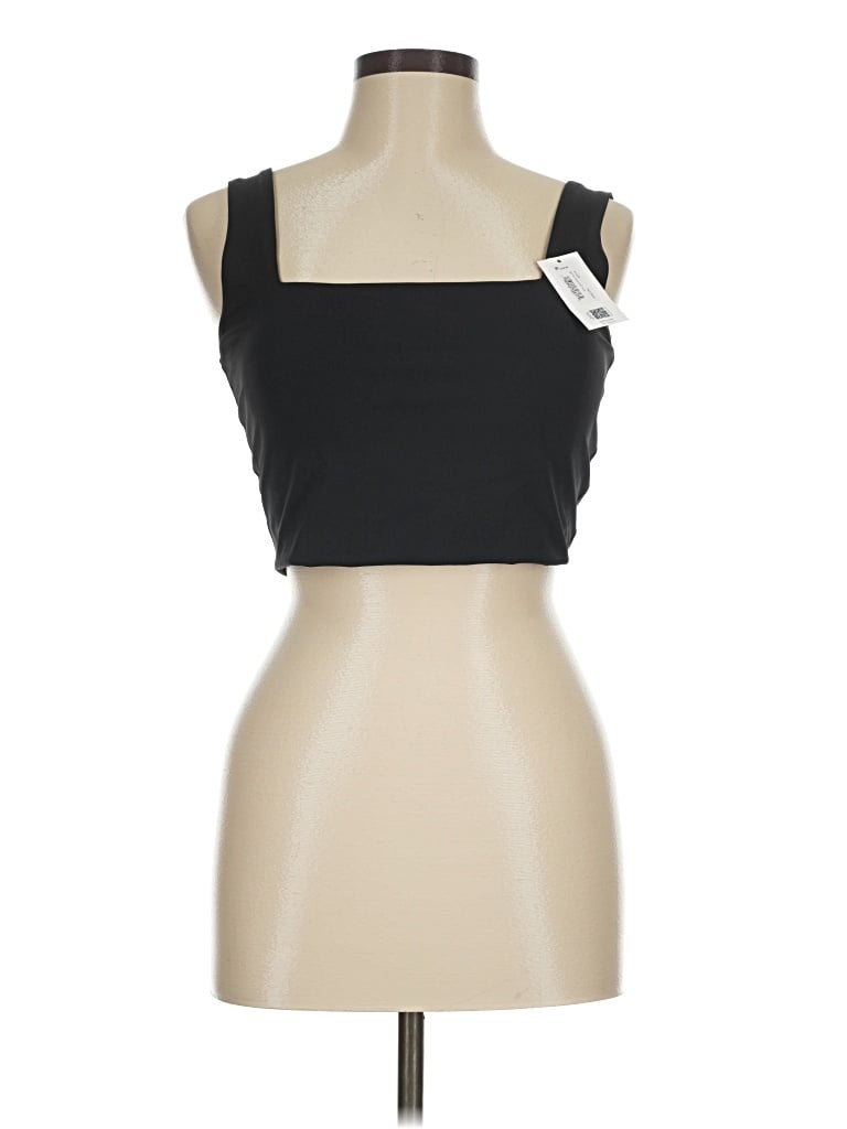 Pre-owned Spanx Tube Top Black Strapless Neckline Tops