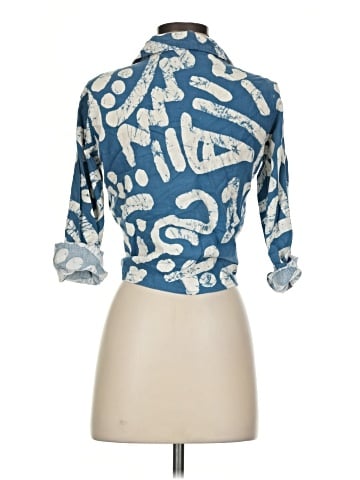 Haute Hippie 3/4 Sleeve Button-Down Shirt (view 2)