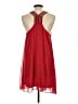 Soprano 100% Polyester Solid Red Cocktail Dress Size L - photo 2