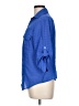 Bebe 100% Polyester Blue 3/4 Sleeve Blouse Size L - photo 5