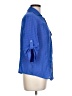 Bebe 100% Polyester Blue 3/4 Sleeve Blouse Size L - photo 4