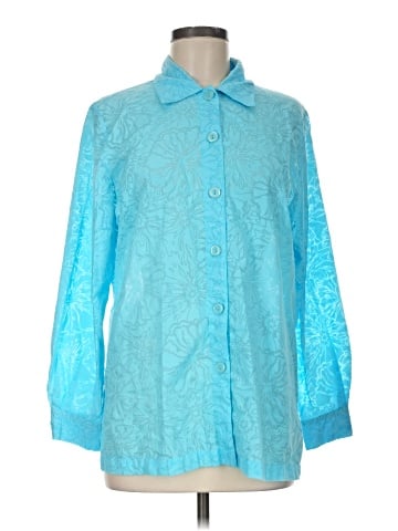 Draper's & Damon's Long Sleeve Blouse (view 1)