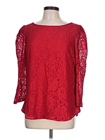 7th Avenue Design Studio New York & Company 3/4 Sleeve Top (view 1)