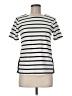 All:Row Stripes White Short Sleeve Top Size M (estimated) - photo 1