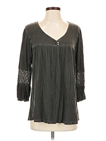 Como Vintage 3/4 Sleeve Blouse (view 1)