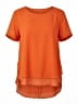 Cato 100% Polyester Orange Short Sleeve Top Size XL - photo 1