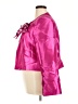 Diana 100% Polyester Metallic Pink Jacket Size 22 - photo 5