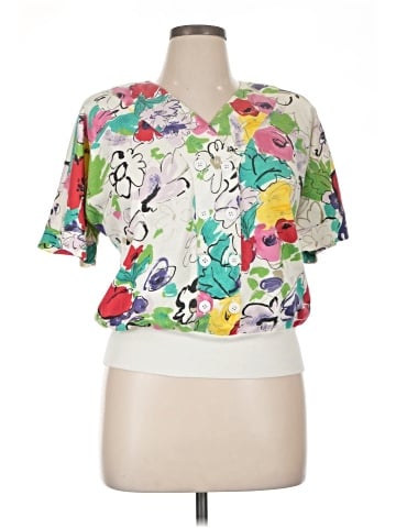 Peter Popovitch Short Sleeve Blouse (view 1)