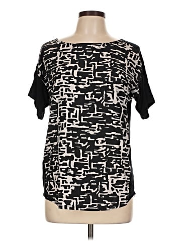 Peter Nygard Short Sleeve Blouse (view 1)