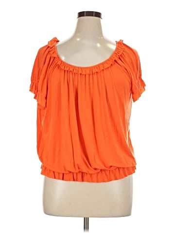 August Silk Short Sleeve Blouse (view 1)