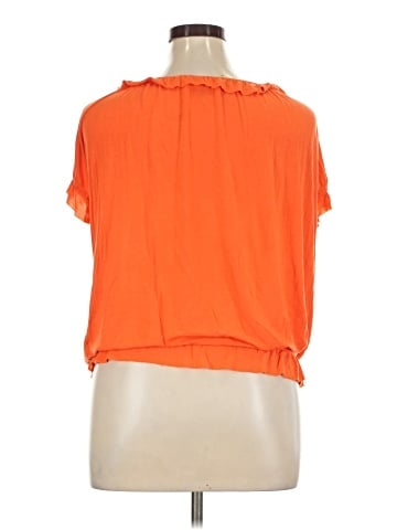August Silk Short Sleeve Blouse (view 2)