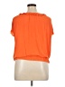 August Silk Orange Short Sleeve Blouse Size XL - photo 2