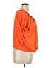 August Silk Orange Short Sleeve Blouse Size XL - photo 4
