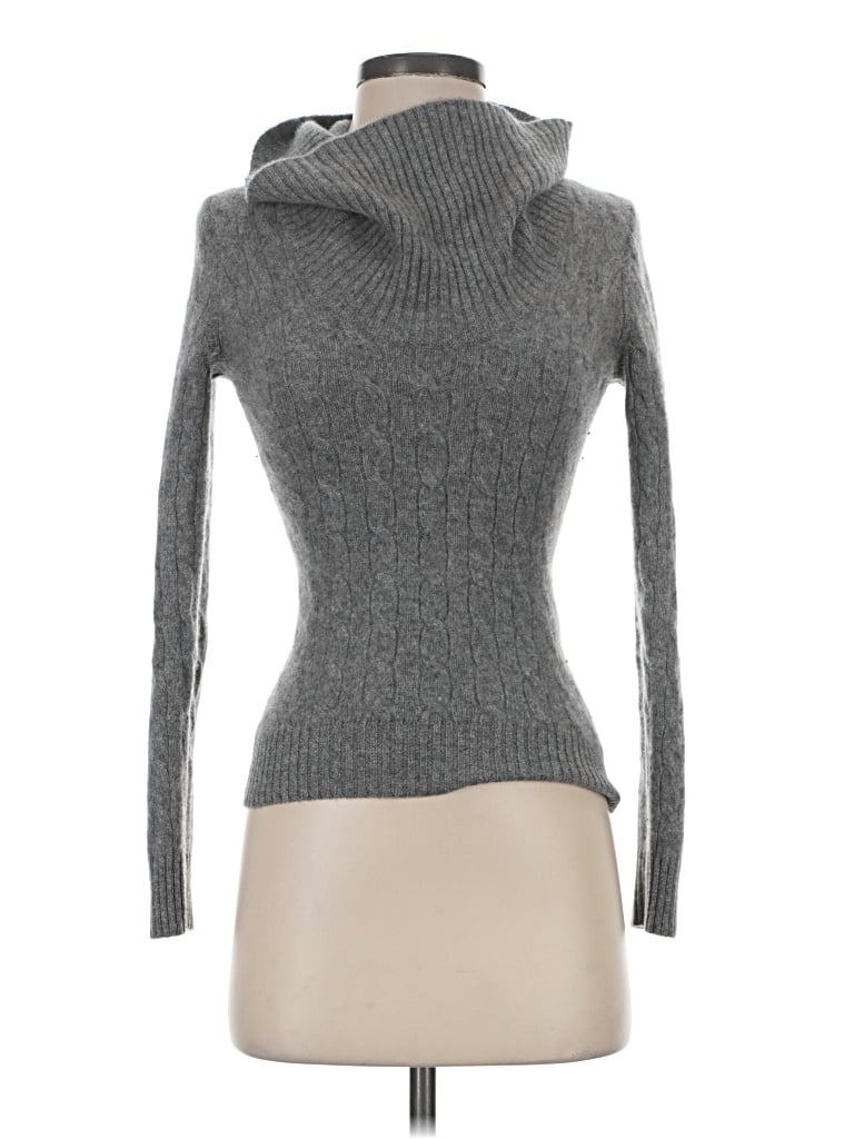 Pre-owned Brooks Brothers Cashmere Pullover Sweater In Gray