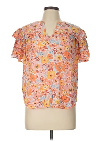 Democracy Short Sleeve Blouse (view 1)