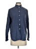 Everlane Solid Blue Long Sleeve Button-Down Shirt Size 2 - photo 1