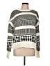 DKNY Graphic Ivory Pullover Sweater Size L - photo 1