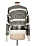 DKNY Graphic Ivory Pullover Sweater Size L - photo 2