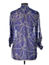 Kut from the Kloth 100% Polyester Blue 3/4 Sleeve Blouse Size L - photo 2