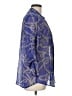 Kut from the Kloth 100% Polyester Blue 3/4 Sleeve Blouse Size L - photo 4
