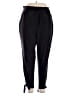 Grace Solid Black Casual Pants Size XL - photo 1