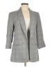 Anne Klein 100% Polyester Checkered-gingham Gray Blazer Size M - photo 1