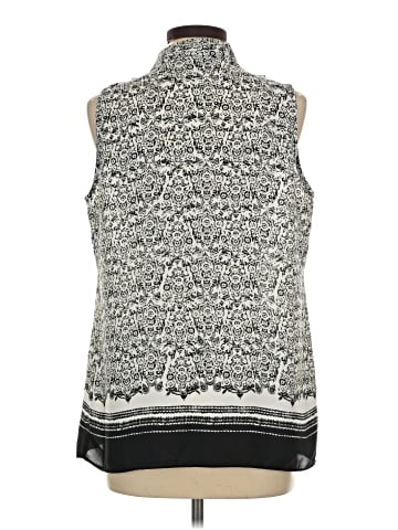 Rose + Olive Sleeveless Blouse (view 2)
