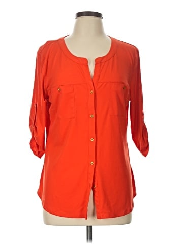 Ellen Tracy 3/4 Sleeve Blouse (view 1)
