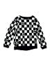 Carter's 100% Polyester Checkered-gingham Black Pullover Sweater Size 7 - photo 1