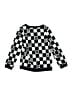 Carter's 100% Polyester Checkered-gingham Black Pullover Sweater Size 7 - photo 2